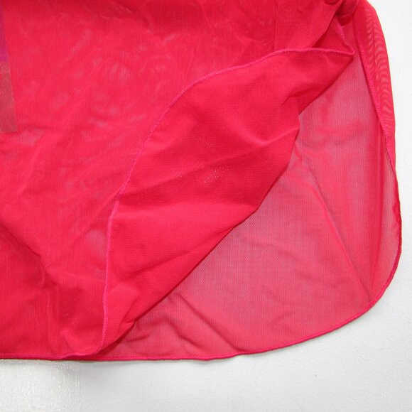 Christina Red Mesh Side Tie Sarong Coverup - Girls - NEW - Picture 2 of 3